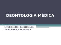 Introducao a Deontologia
