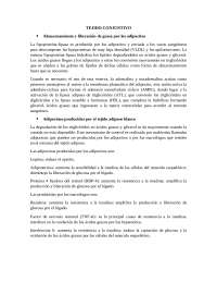 almacenamiento y liberacion de grasa
