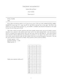 Examen Strategic Management II 2014