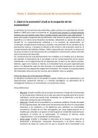 Tema 1 Estructura Económica y Relaciones Internacionales
