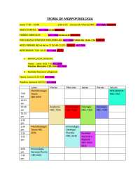 Horario de morfofisiologia