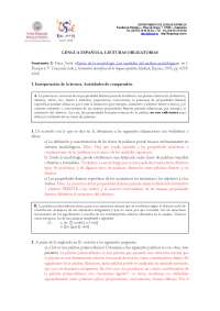 Seminario Lengua Española - Lectura 2 - Jesús Peña