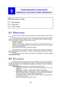 Estructura y Tipos de Células del Tejido Conjuntivo