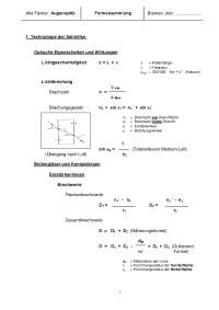 Formelsammlung Augenoptik