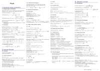 Formelsammlung Physik
