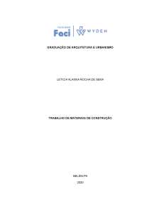 Características e Tipos de Materiais: Polímeros e Concreto