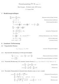 Formelsammlung Technische Verbrennung II
