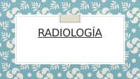 Radiología (Partes anatómicas)