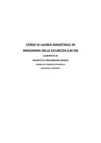 elaborato di prevenzione incendi