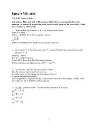 Practice Exam for Economics | Exams Economics | Docsity
