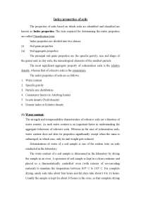 index property of soil
