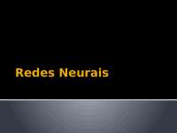 Redes neurais artificiais (RNA)