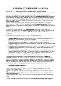 Economia internazionale 2 - economia monetaria internazionale