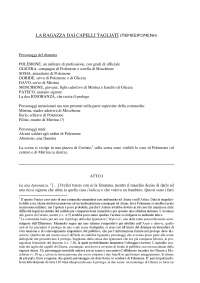 La donna tosata commedia di Menandro Docsity