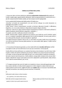 Catullo verifica 3 liceo