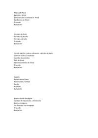 Selección de contenidos y esquema decimal - Enunciado - Docsity
