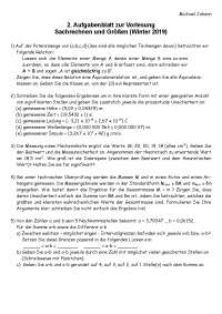 Sachrechnen und Größen-Mathedidaktik Übungsblatt 2