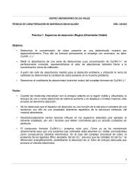 practica de espectrofotometria UV-Vis