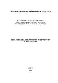 Projeto integrador análise e levantamento de dados para compreensão