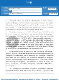 Antropologia Social prova