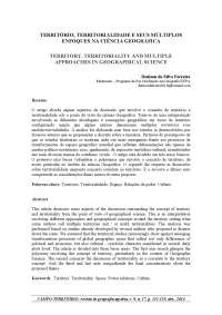 territórios enfoques geografia