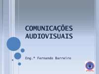 material de comunicação audiovisuais