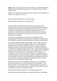 Llobera: La antropologia