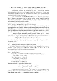 Método Iterativo de Gauss-Seidel para Resolver Sistemas Lineares