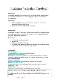 Acidente Vascular Cerebral