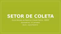 Setor de coleta rdc 50