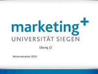 Übung Marketing: Preisoptimierung/Preisoptimierung bei doppelt geknickter Preis Absatz Funktion