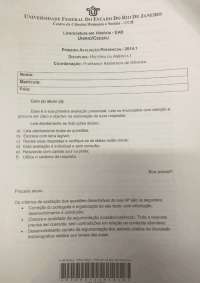AP1 América 1 CEDERJ Unirio 2014.1