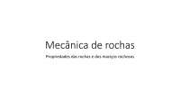 Propriedades das rochas e dos maciços rochosos