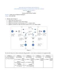 Análisis de Sistemas de Potencia: Taller 1 - U. Distrital