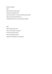 Informatyka - zalety i wady e-lekcji