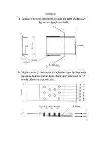 Tração Exercícios chapa