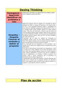 Propuesta de Desing thinking