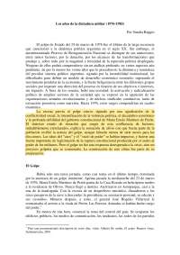 Dictadura militar argentina (1976-1983) - Docsity