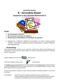 Gerundete Körper-Geometrie