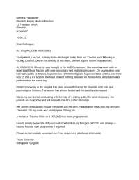 Oet Model Letter Medicine Docsity