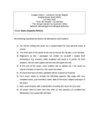 Comprehension and Analysis: The Hunger Games by Suzanne Collins