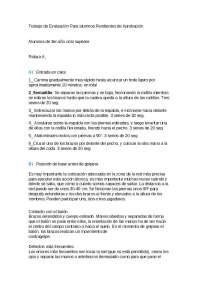Educación física Trabajo de Evaluación