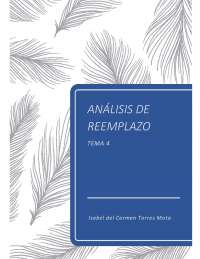 Analisis de Reemplazo