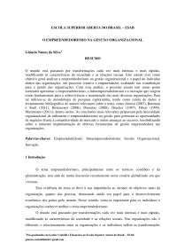 O Empreendedorismo na Gestão Organizacional