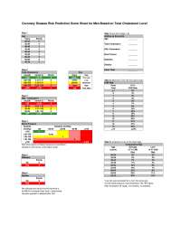 Risk men score sheet - Docsity