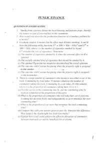 Public finance lecture