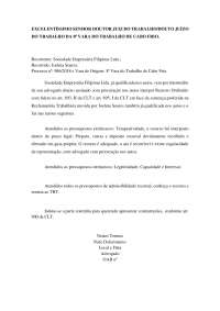 Recurso Ordinário modelo