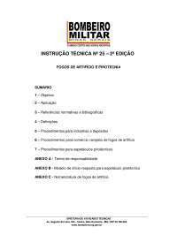 Instruções Técnicas para Segurança em Pirotécnicos e Fogos de Artifício em Minas Gerais