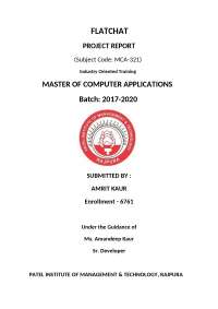 report on flat management