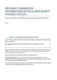 Historia de la educacion tema 1 - Docsity